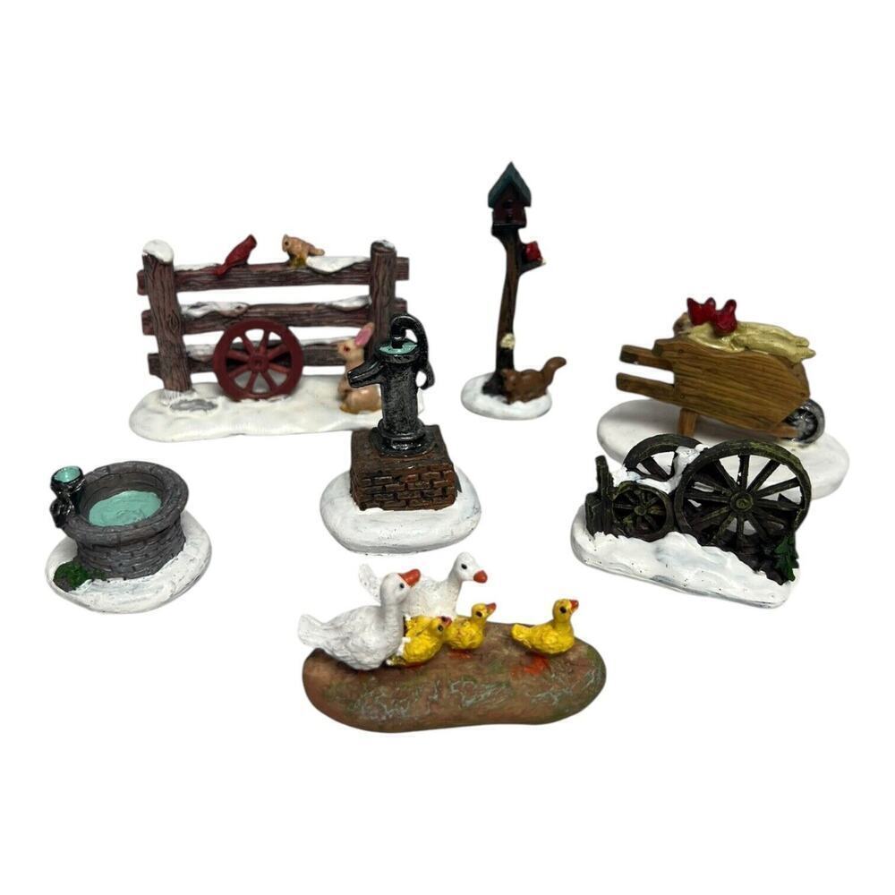 Figurines Farm Decor Miniatures Set of 7